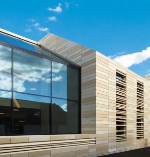 Self-cleaning and aesthetic Raiffeisen Forum, Mödling, Austria 